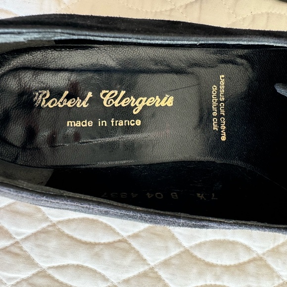 Robert clergerie xoxo black suede loafers. Size 7 1/2 - Picture 7 of 7